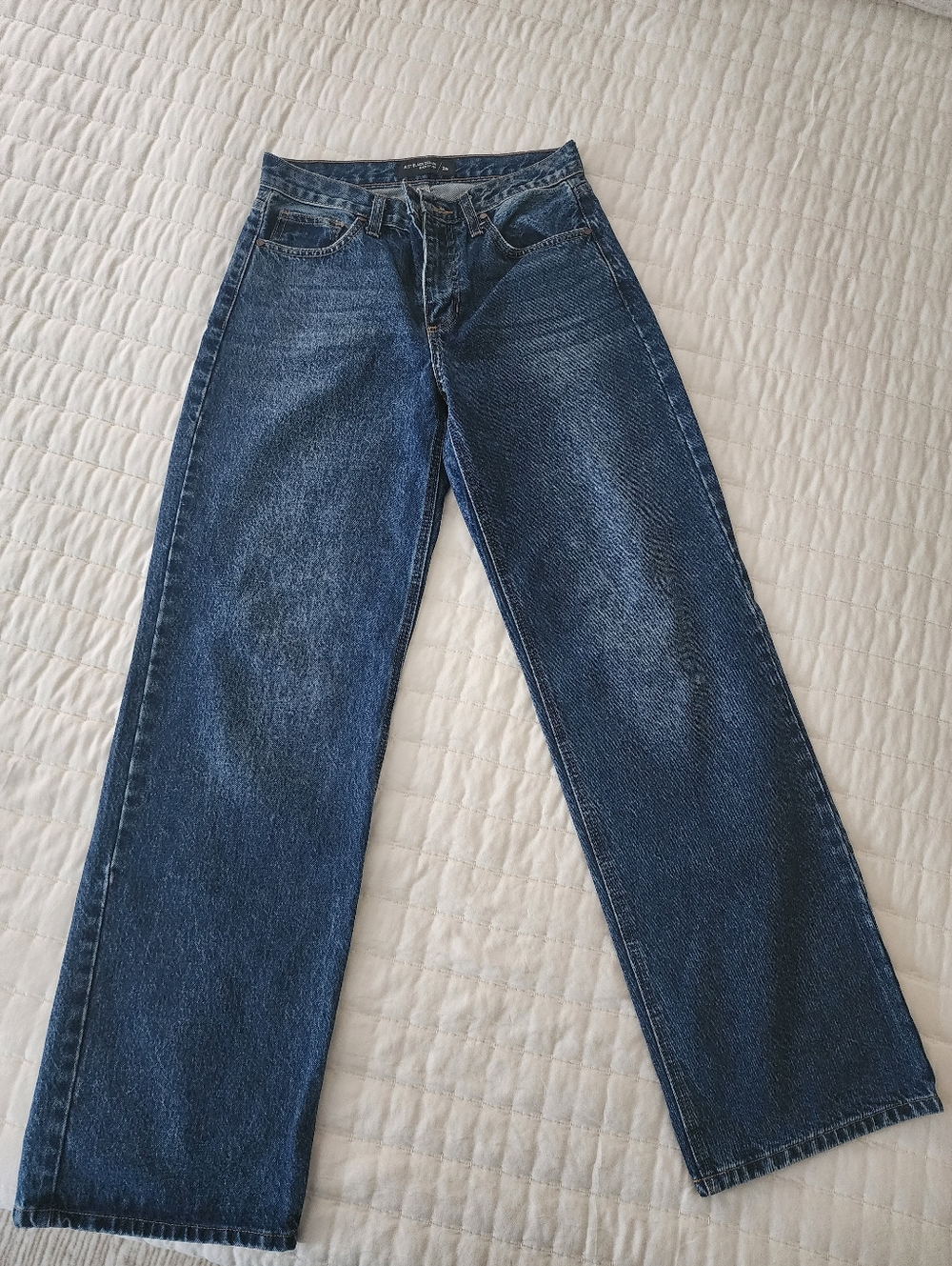 Just Black Straight-Leg Dark Blue Jeans